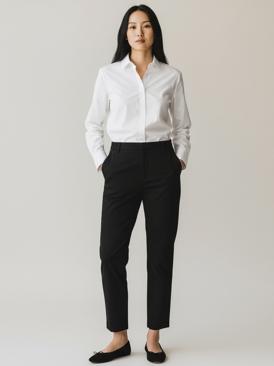 Theory Pants - Theory Classic Black Tailored Pull-on Ankle Pants - Women's 6